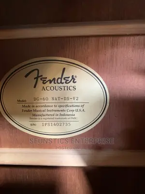 Quality Fender Acoustic Guitar