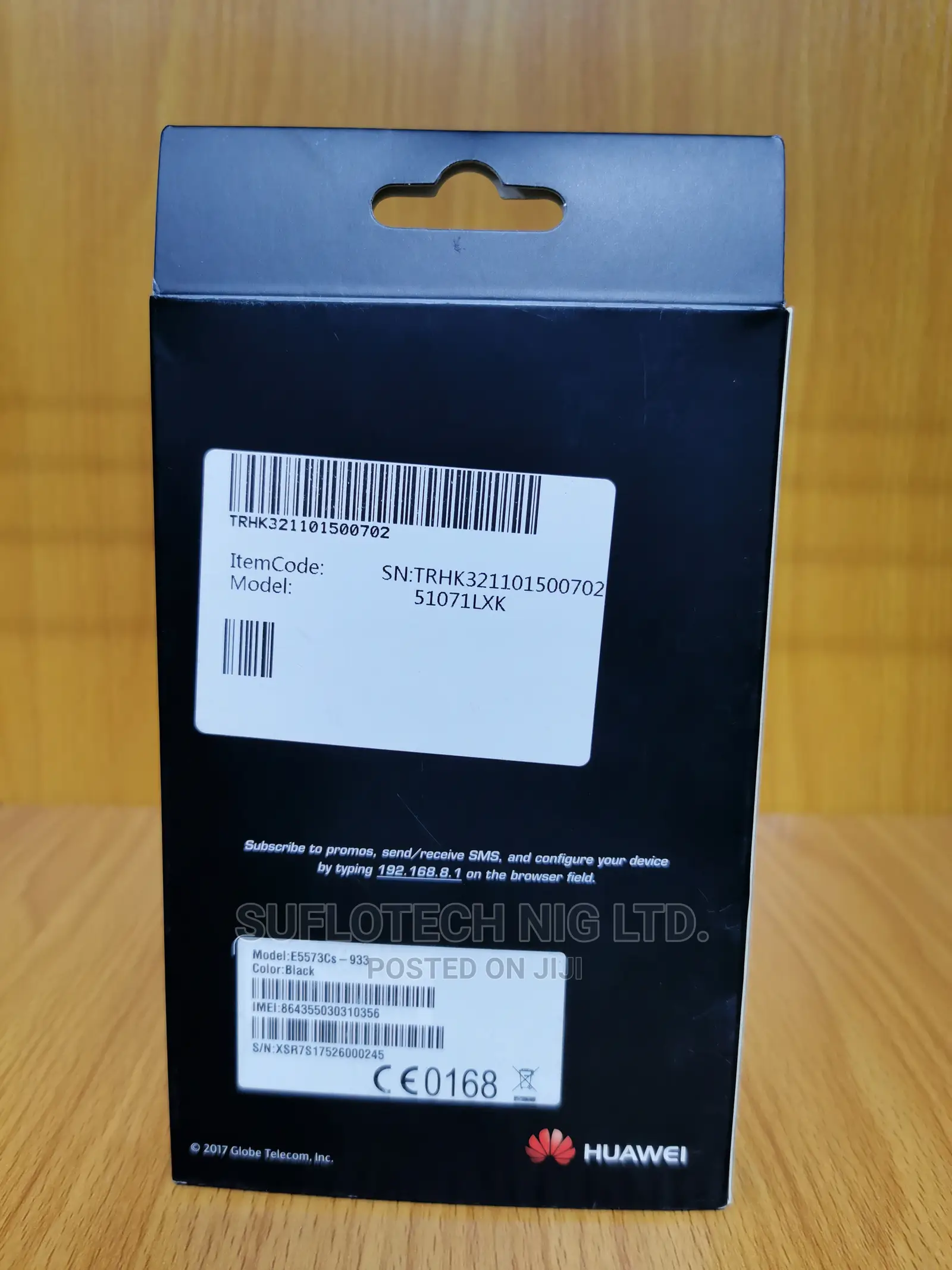 Huawei E5573cs-933 Cat4 Globe Black-Pack