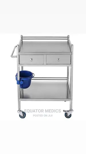 Stainless Steel Hospital Medicine Trolley Bt125 ( Axiom)