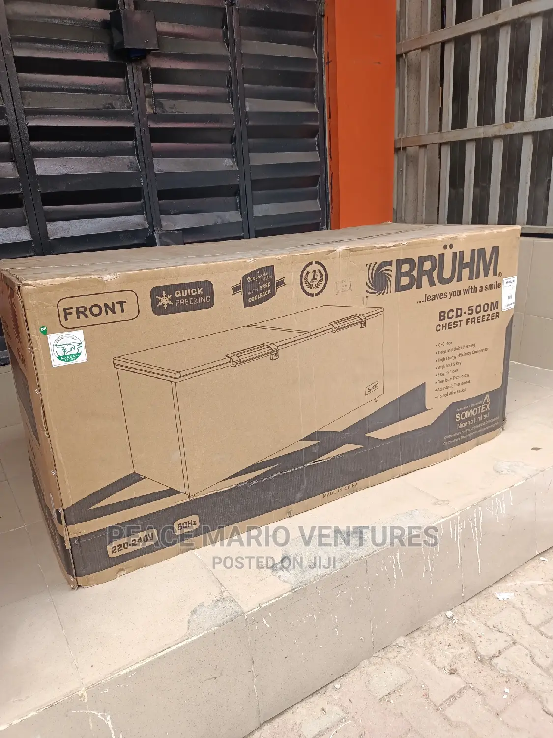 Bruhm Double Door Deep Freezer With Cool Pack 2years Waranty