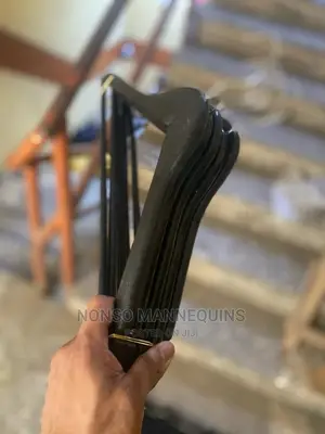Wooden Clip Black Hangers