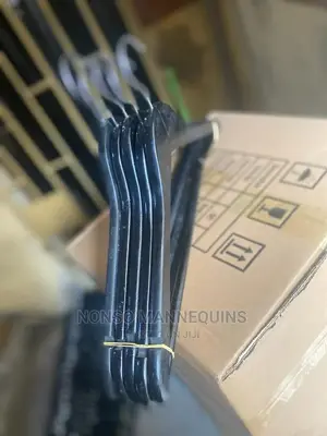 Wooden Clip Black Hangers