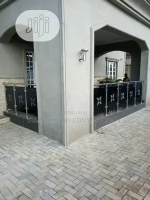 Dark Grey Design Work (Stainless Handrail)