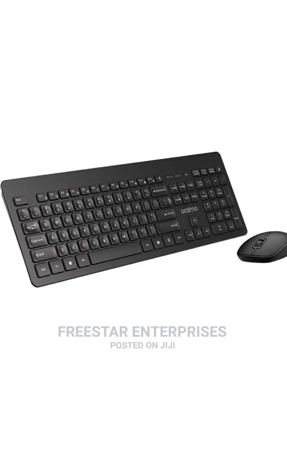 Oraimo Wireless Keyboard Mouse Combo. Smart Keyboard. in Ikeja Home