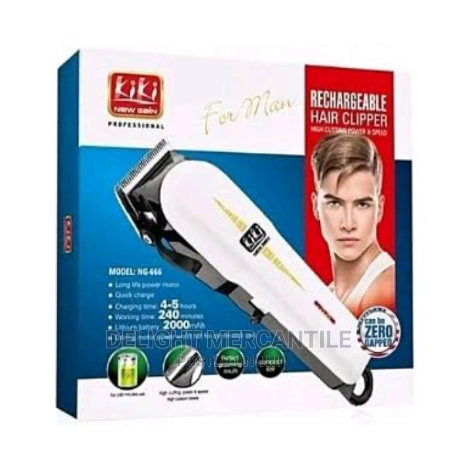 Kiki Plus Rechargeable Clipper