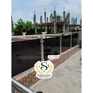 Derk Grey With Stainless Handrail Design