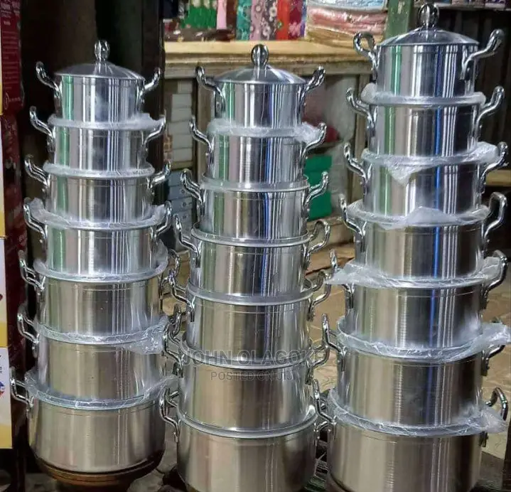 7 Set Aluminum Pot
