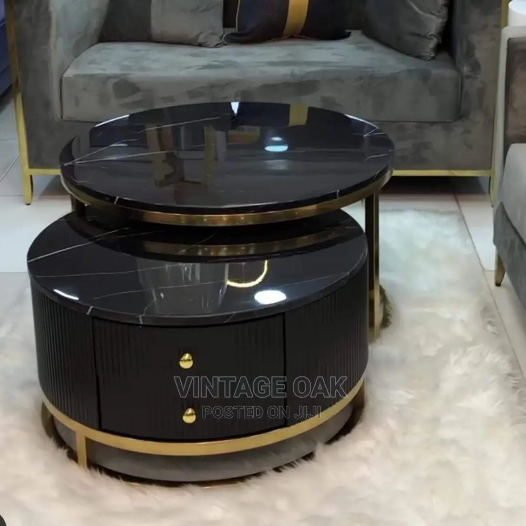 2in1 Extendable Centre Table With Storage Cabinets.