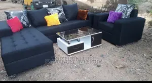 A L Shape Sofa With Center Table