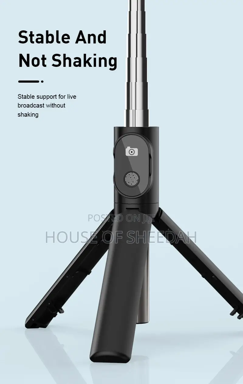 Multifunctional Wireless Bluetooth Selfie Stick With Light