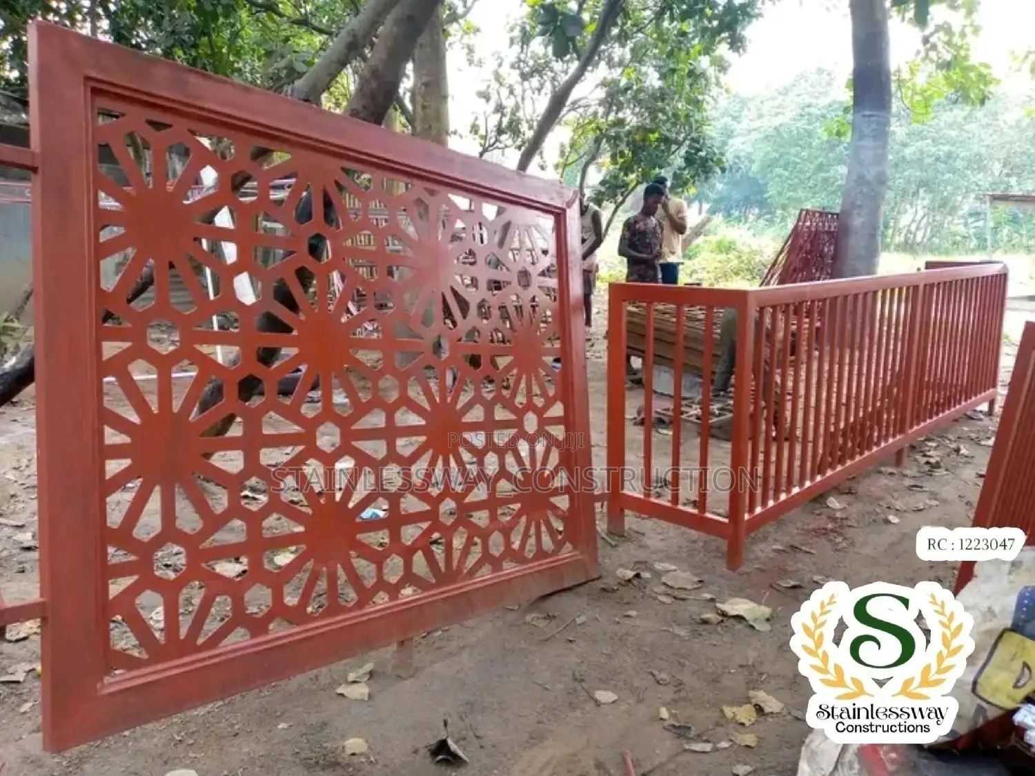 Anti-Rust Laser Cut Design