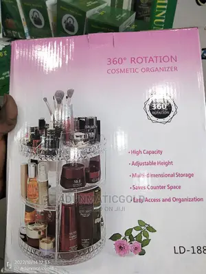 Transpent Cosmetics Organizer 370 Rotating Ooo