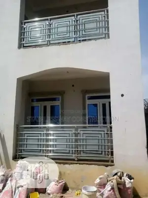 Glass Work With Stainless Handrail