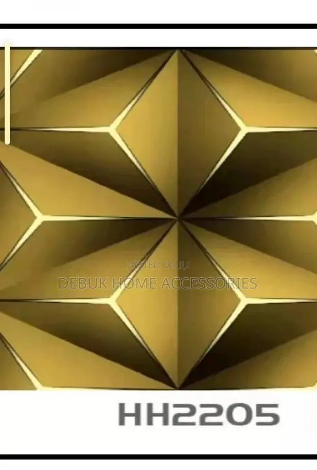 Gold 3d Wallpaper Design