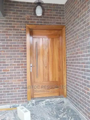 Nigerian Wood Armoured Door