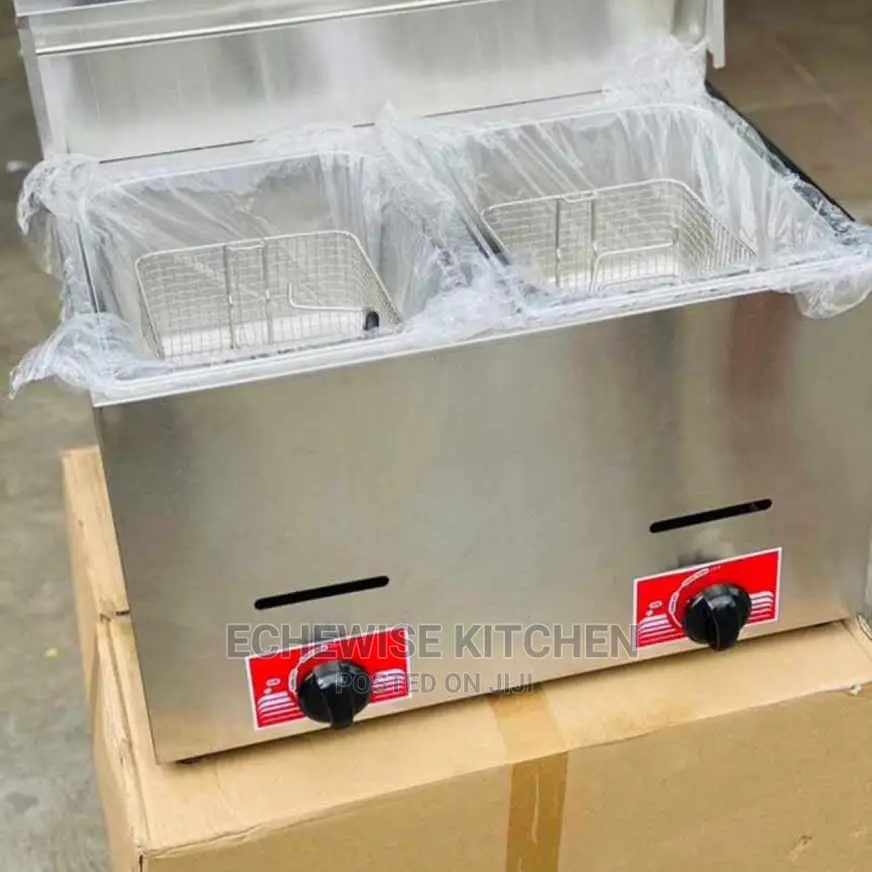 Gas Fryer Double Basket 6+6liters