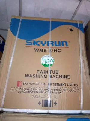 Sykrun 6kg Twin Tube Wash and Spin 1 Year Warranty