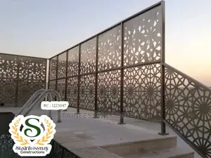 Lasercut Swimming Pool Side Divider at Wuye District Abuja