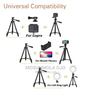 Tripod With Phone Clip for Live Streaming