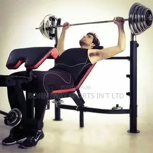 Commercial Weight Lifting Bench With 80kg Weight