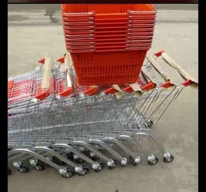 60 Liters Supermarket Trolley