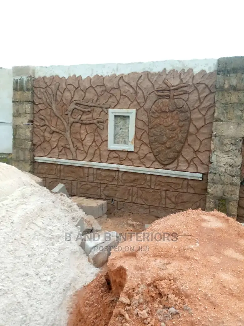 Wall Designed in Art Work and Creative Ideas