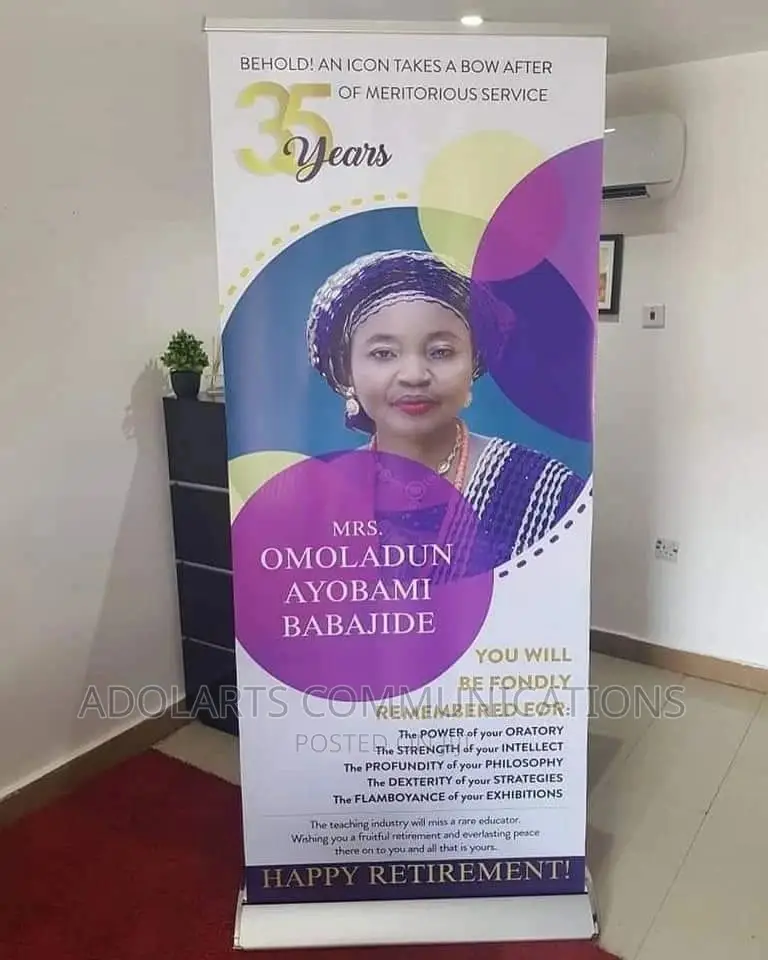 Quality Roll Up Banner Stand With Printing And Stand Alone