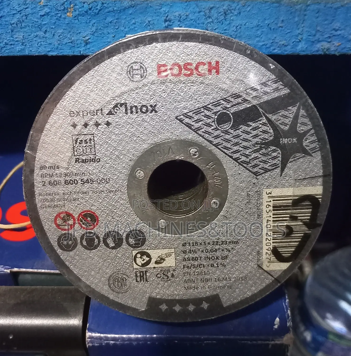 Inox Cutting Disc 4.5 Bosch