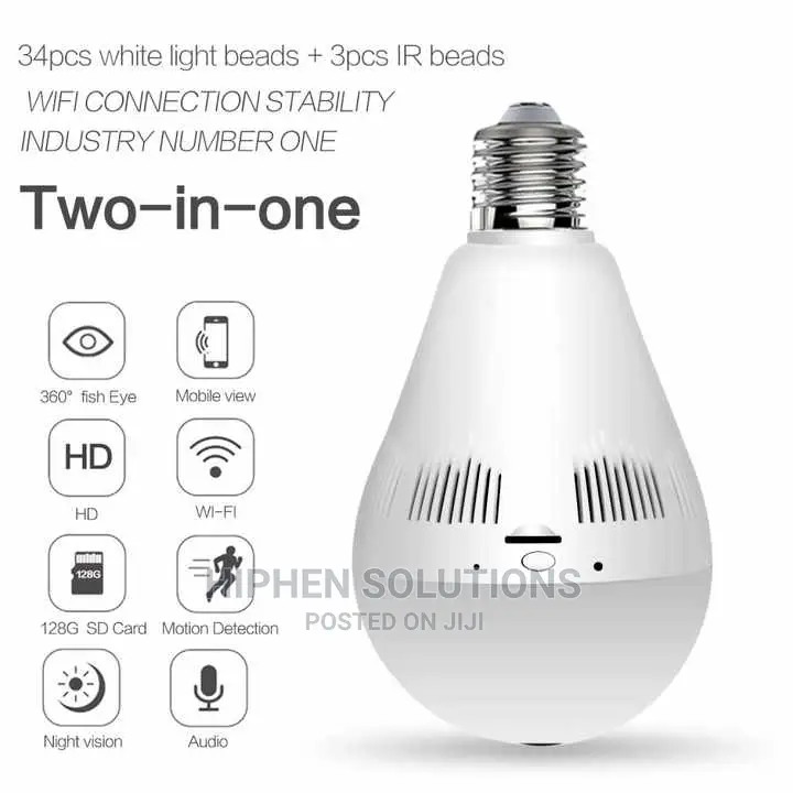 Hidden Spy Bulb Camera