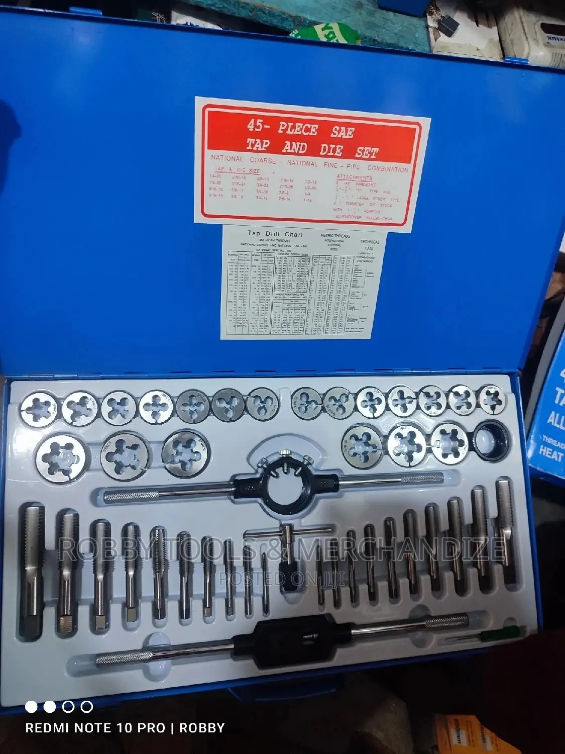Tap and Die 45 Piece