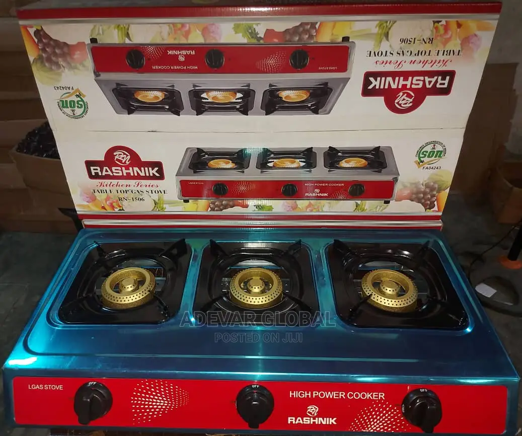 3 Face Rashnik Stainless Gas Burner