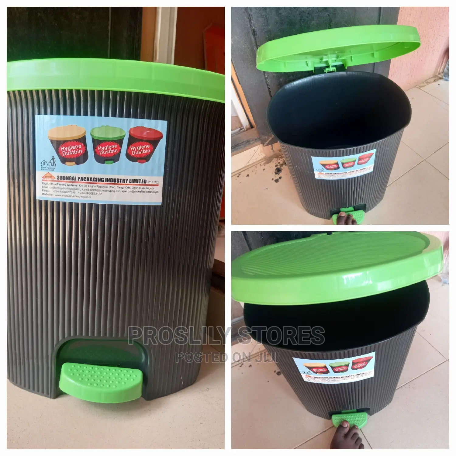 30l Plastic Pedalled Bin