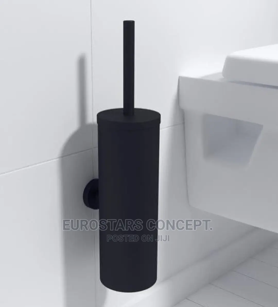 Black Hanging Toilet Brush