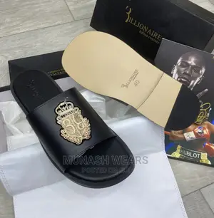 Billionaire Leather Slipers
