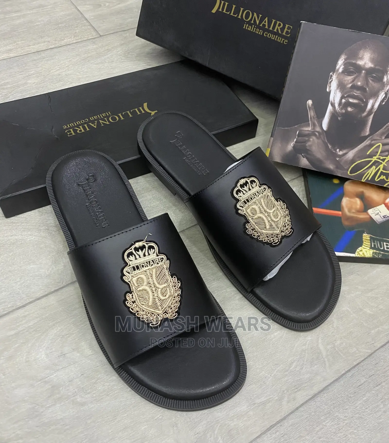 Billionaire Leather Slipers