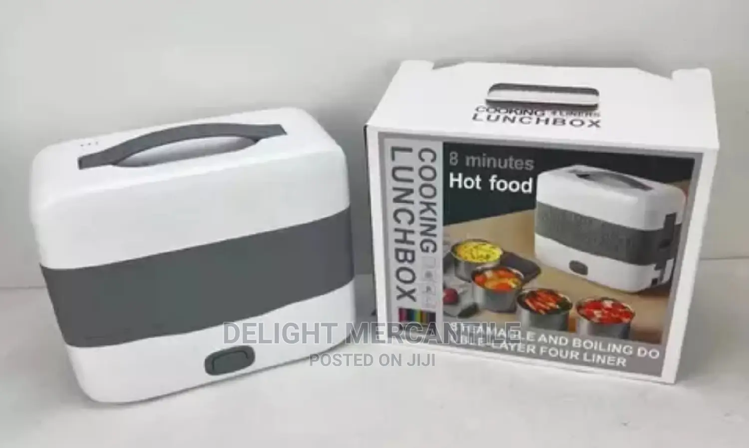 Electric Cooking Lunch Box Double Layers