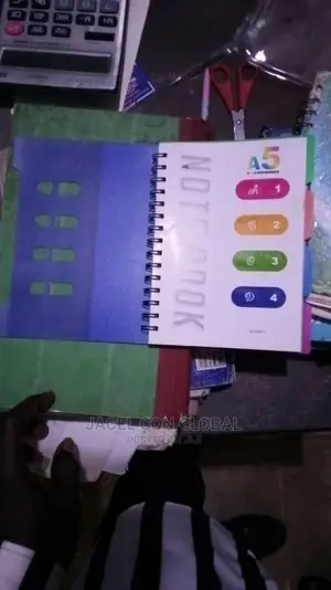A5 PVC 4 in 1 Notebook (Spiral Blinded Notebook)
