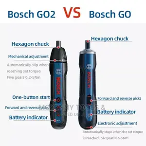 Original Bosch Go2 Electric Screwdriver Set 3.6V Rechargeble
