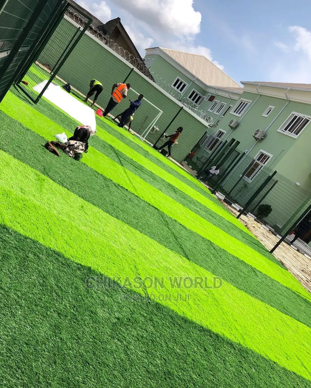 Football  Pitch Grass Available