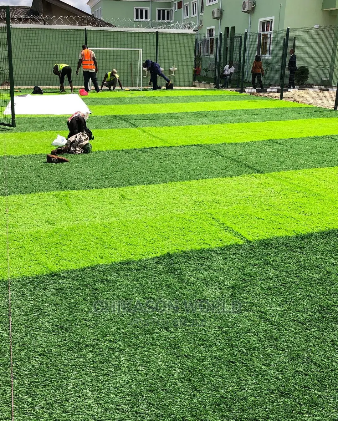 Football  Pitch Grass Is Available