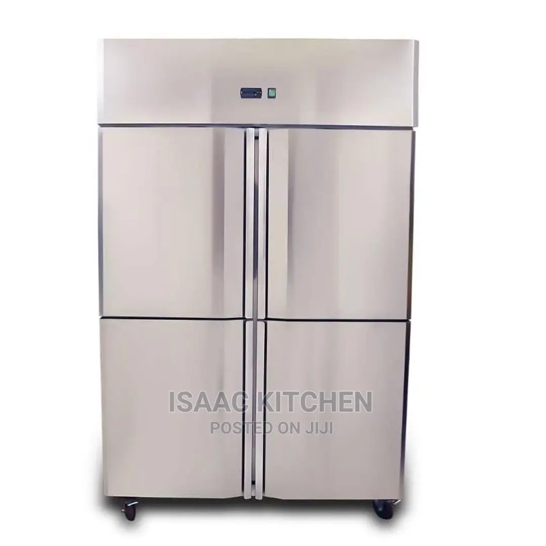 Four Door Stainless Steel Freezer