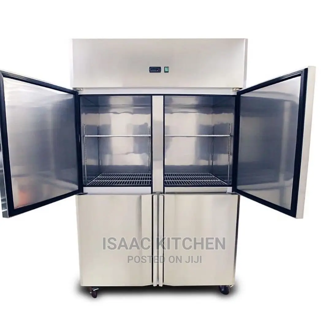 Four Door Stainless Steel Freezer
