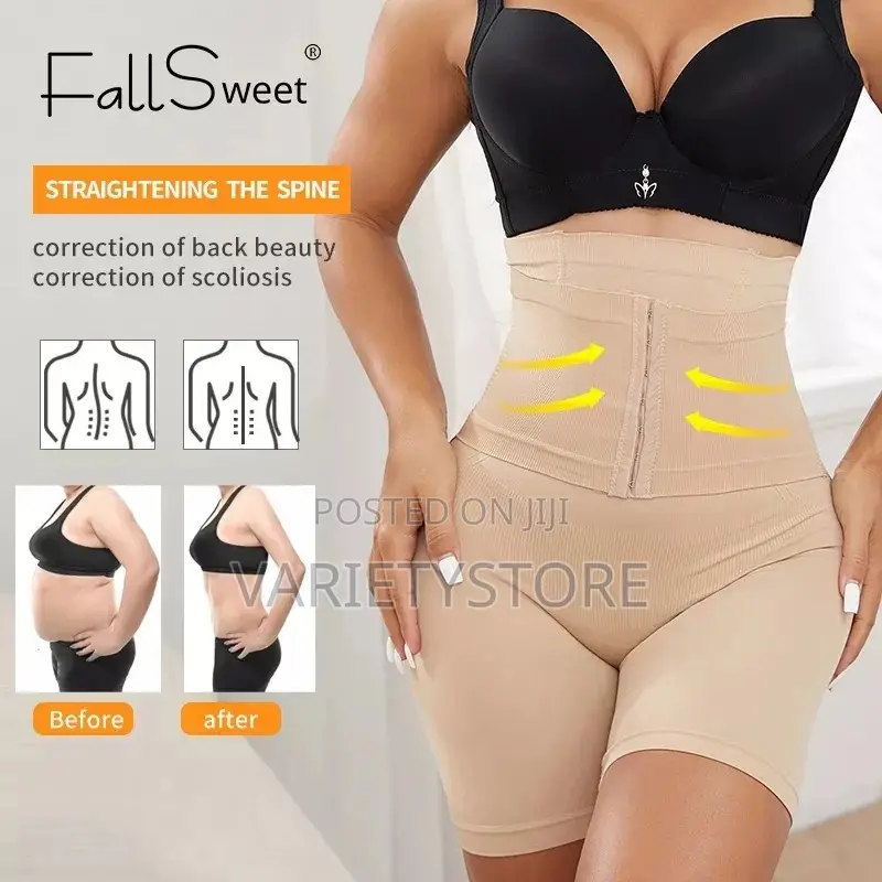 Womens Tummy Control Girdle Panties With Hooks Shapewear