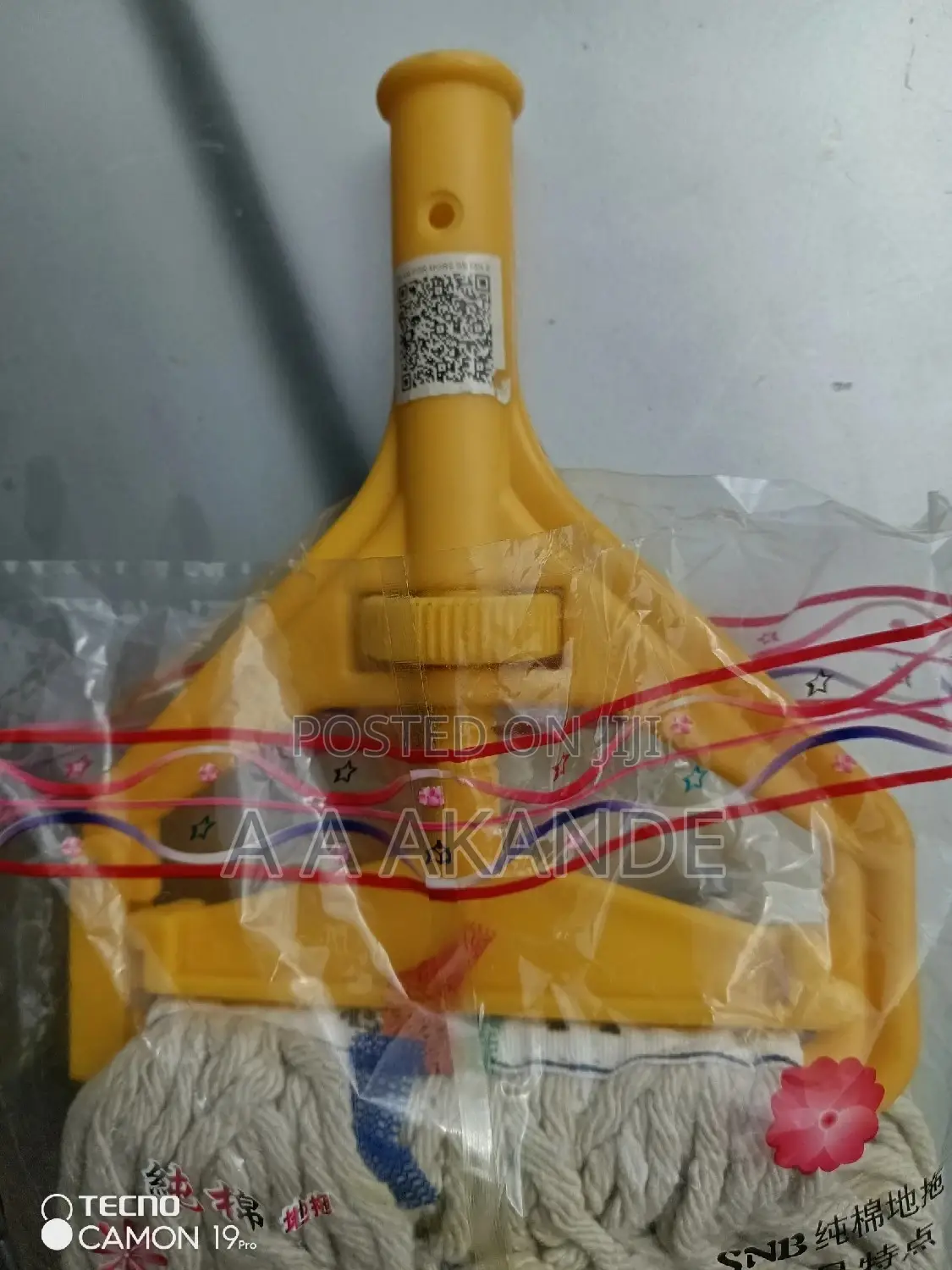 Industrial Mop With Iron Stick