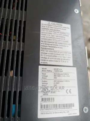 Teco 5.5kw/7.5hp 220v