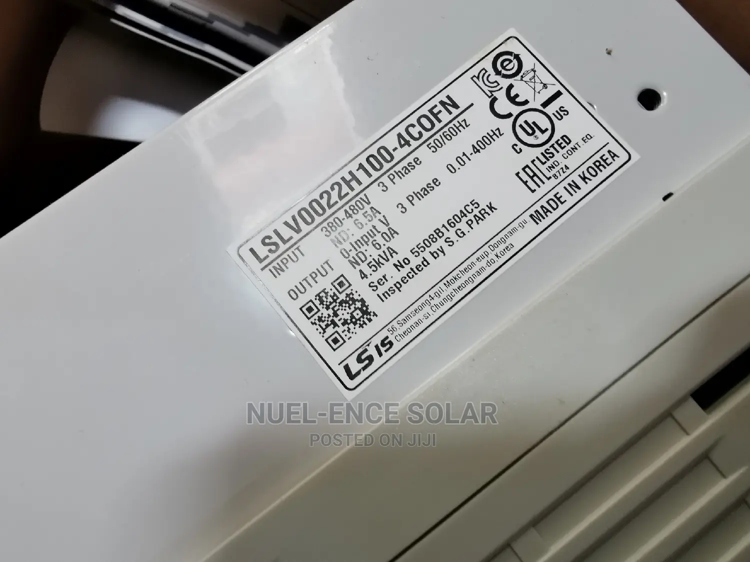 LS Vfd Inverter 2.2kw/3hp