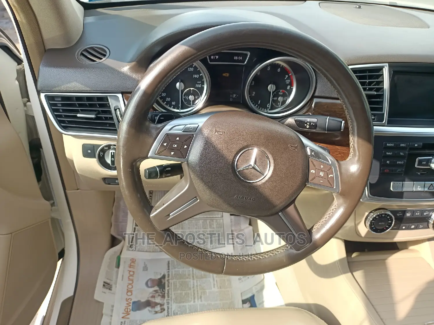 Mercedes-Benz M Class 2014 White