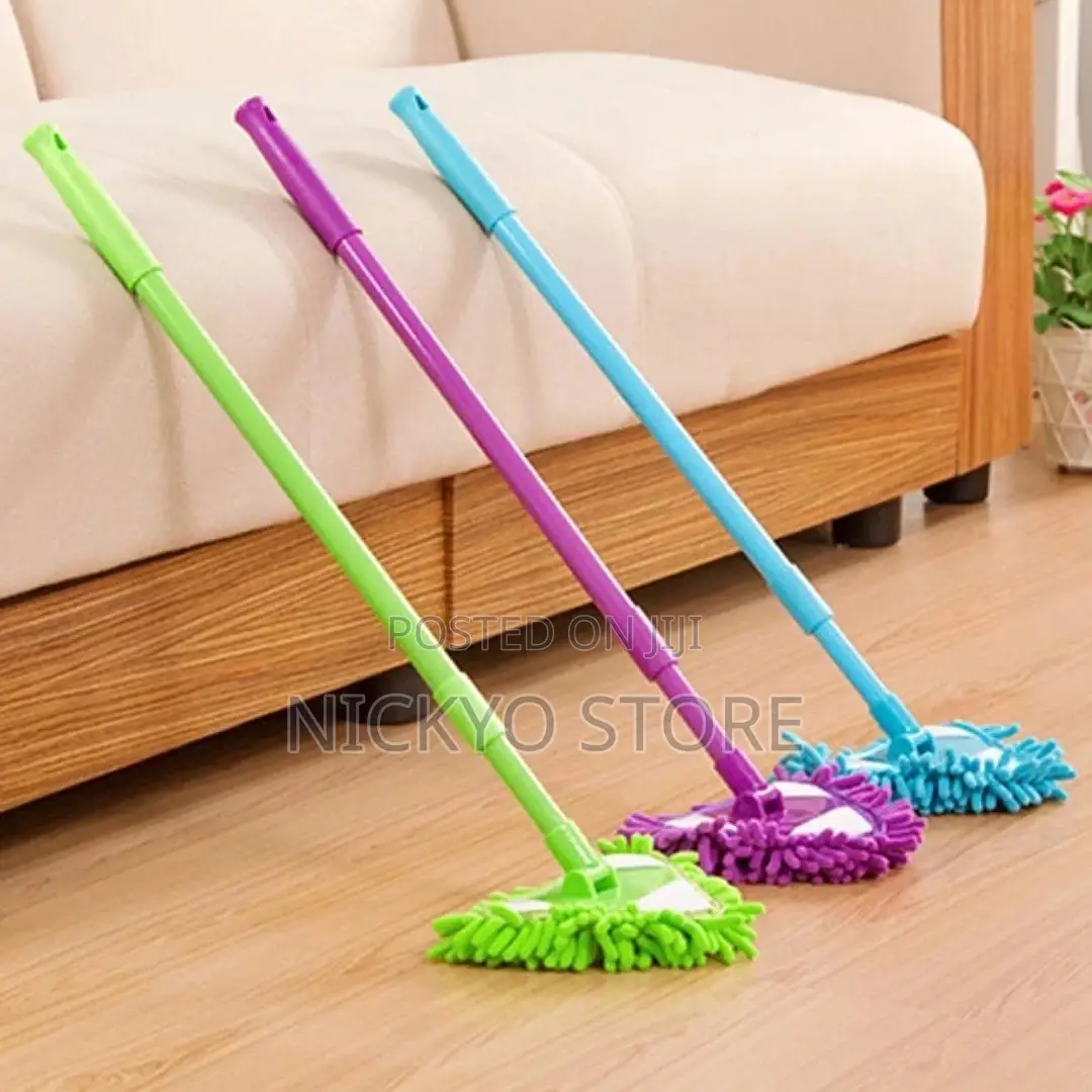 180 Degree Rotatable Adjustable Triangle Cleaning Mop Wall