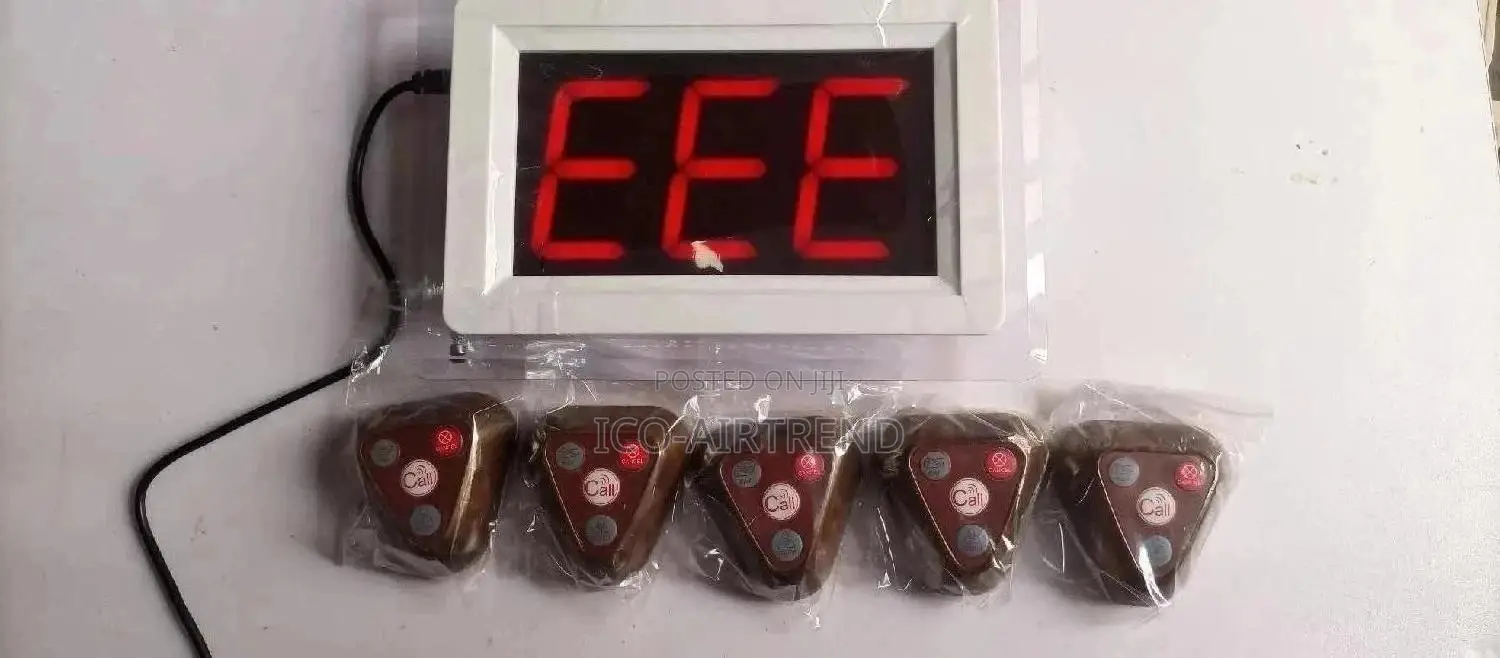 Wireless Calling System for Restaurant Waiter, Hospital Sos