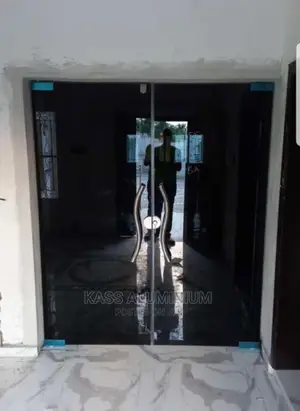 Dark Swing Door Glass